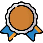 Icon of a bronze rosette