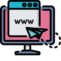 icon of a web page being visited