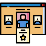 icon showing three people in search results with one appearing more prominent