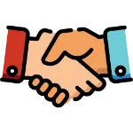 Icon of a handshake