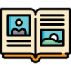icon showing a magazine
