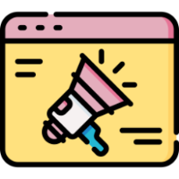 icon of a megaphone for promotion