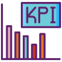 Icon depicting KPI targets