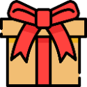 Icon of a christmas present
