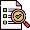icon showing a checklist