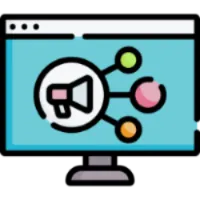 icon showing social media promotion